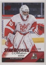 2022-23 Upper Deck AHL Star Rookies Exclusives 21/100 Sebastian Cossa #144 h8y