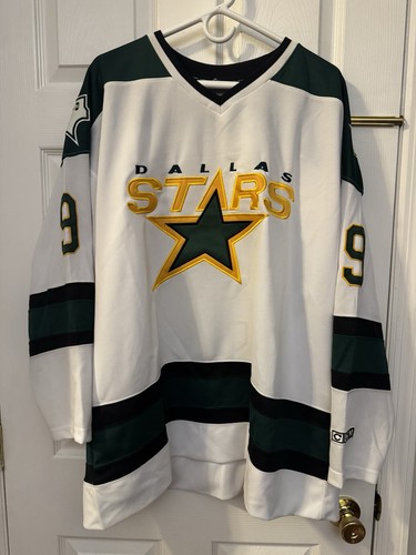 Dallas Stars Mike Modano #9 CCM Vintage 90s NHL Hockey Jersey White XL-see NOTE