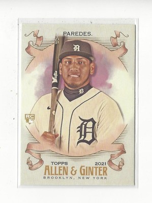 2021 Topps Allen and Ginter #254 Isaac Paredes RC Rookie Tigers Astros