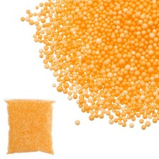Foam Beads, 2.5-3mm Foam Balls, Mini Foam Balls Dark Yellow