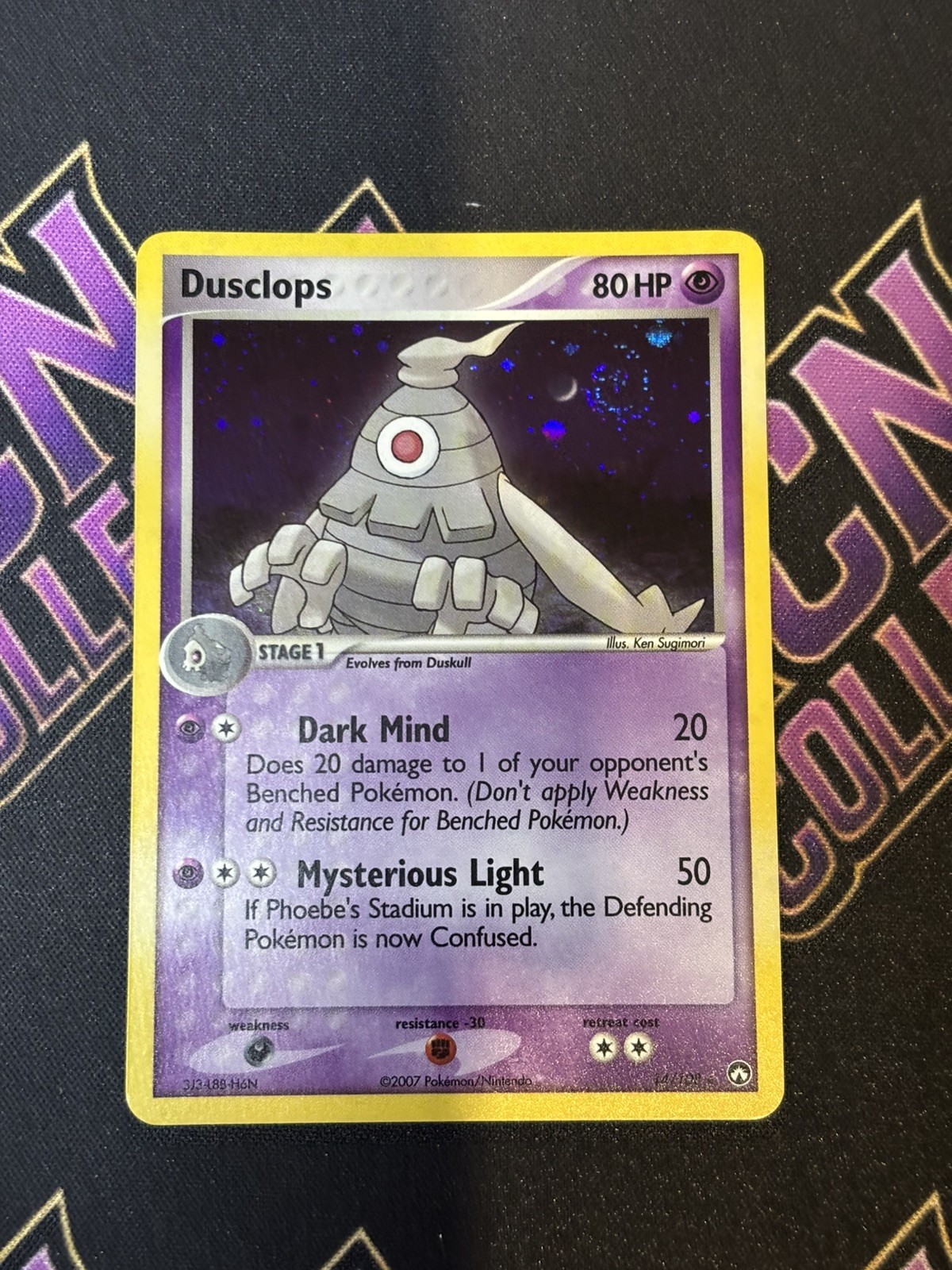 Pokemon Card Dusclops 14/108 Ex Power Keepers Holo Rare LP-NM