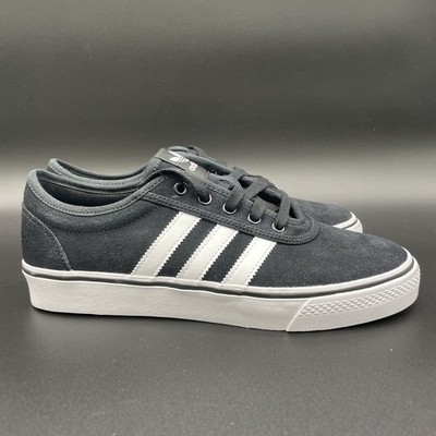Adidas Adi Ease Skateboarding Shoes Mens Size 9 Black White Sneakers HQ6432 New