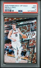 2025 Panini The National VIP Gold NBA Nikola Jokic Giraffe SP Card #20 PSA 9