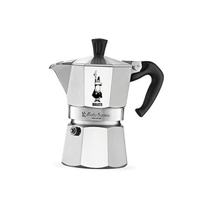 Moka Express 6 Cup, 1 EA, silver, 6800 1 Count (Pack of 1)