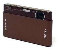Sony Cyber Shot DSC-T77 Digital Camera 10.1MP 4x Optical Zoom Brown W/Charger