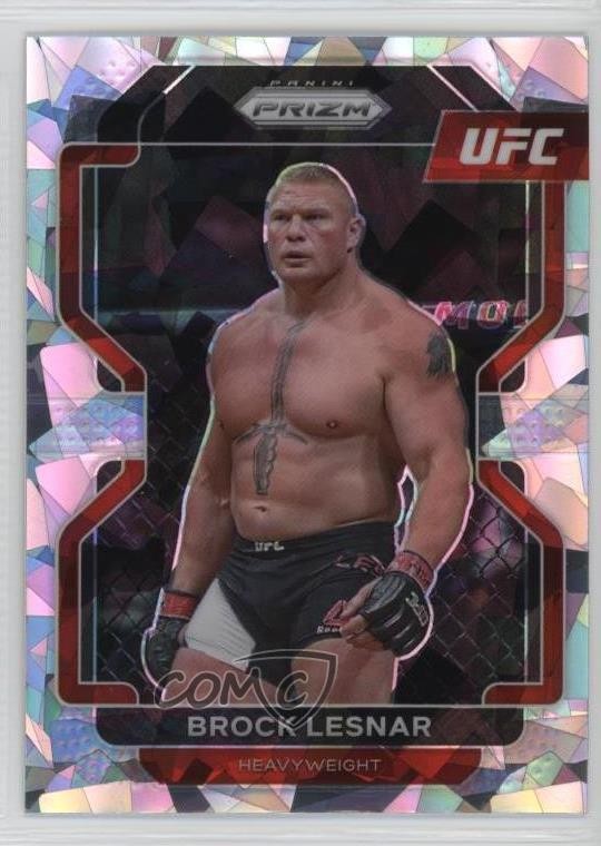 2022 Panini Prizm UFC Ice Prizm Brock Lesnar #159 0nr3