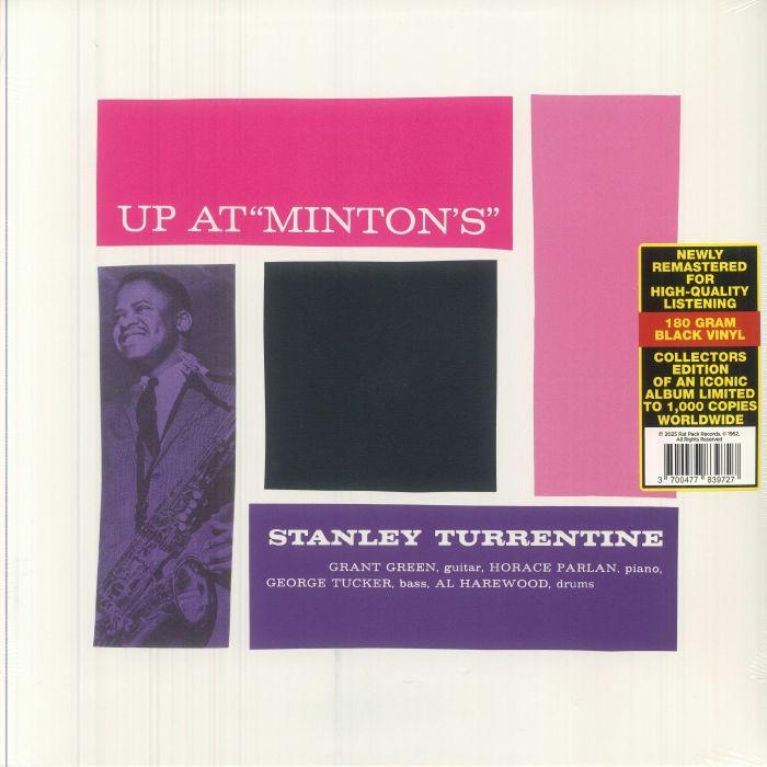 TURRENTINE, Stanley - Up At Minton's Vol 2 (remastered) - 180 gram vinyl LP
