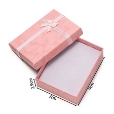 JEWELLERY GIFT BOX & POUCH FOR NECKLACE RING BRACELET EARRING CHAIN BLACK &RED