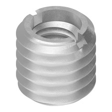 Heavy Wall Self Locking Thread Insert, 5/16"-18 Int Thrd Sz, Steel, 10 Pk,