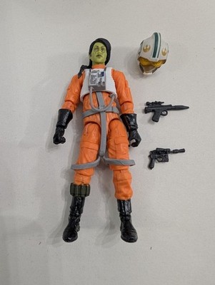 Star Wars The Vintage Collection X-Wing Pilot Green Female Ahsoka Loose