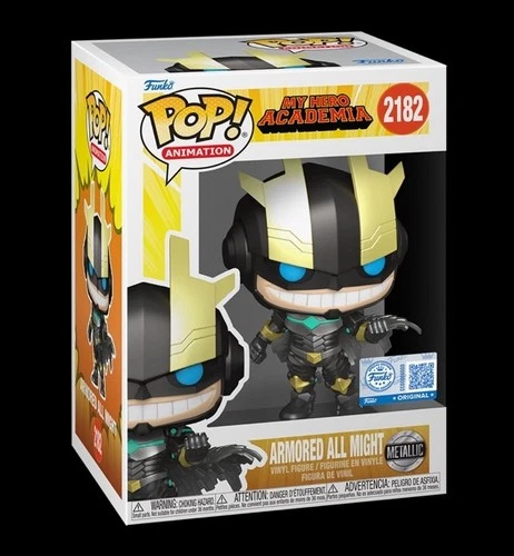 My Hero Academia Armored All Might Metallic Funko Pop! #2182