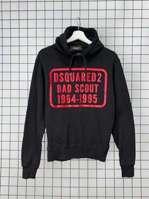 Dsquared2 Big Logo Distressed Hoodie men size S