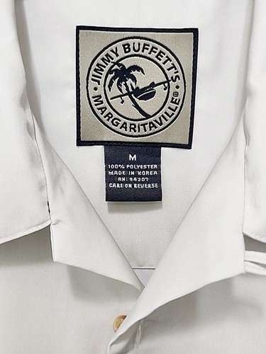 Camisa De Colección Original Jimmy Buffet's Mararitaville Informal Abotonada Para Hombre MEDIANA - Imagen 9 de 11