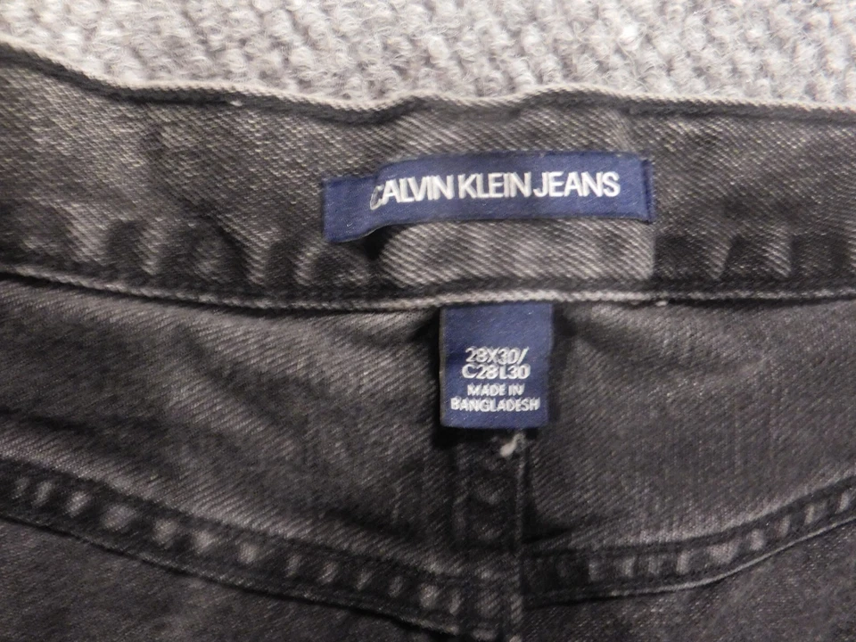 Pantalones Cortos Mujer Calvin Klein 30 Vaqueros Negros Corte Foto 4 de 4