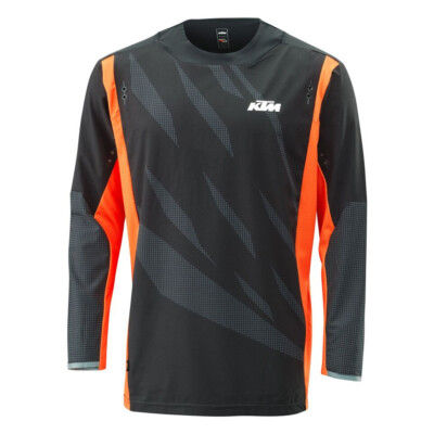 #ad KTM Racetech Black and Orange MX Off Road Jersey Men#x27;s Sizes SM XL $29.99