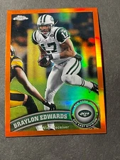 2011 Topps Chrome Orange Refractor Braylon Edwards #138