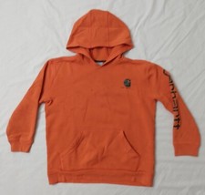 KIDS CARHARTT HOODIE SIZE LARGE 14-16 ORANGE