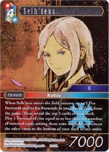 Selh'teus - 12-112L - Legend FOIL Opus XII Crystal Awakening FF TCG - Picture 1 of 1