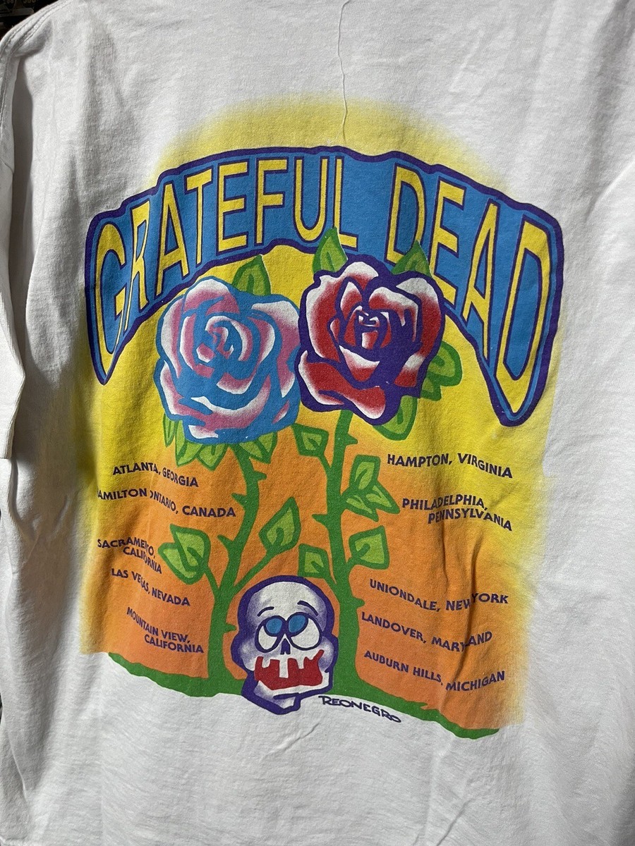【greatful dead】デッド バンT spring tour 1992 GRATEFUL DEAD 1992 Spring Tour Vintage T Shirt Size XL
