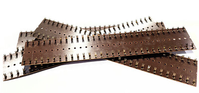 VINTAGE Lötleiste 2 x 30polig DEFRA Radio Amp  Verstärker 300mm x 50mm NOS 