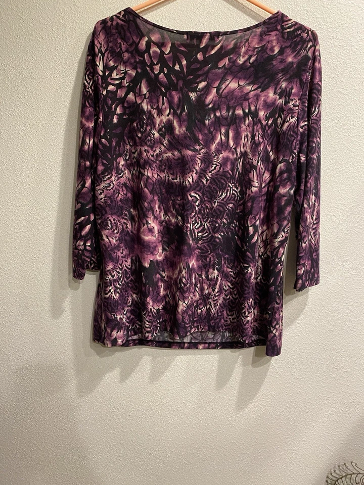 Blusa Suzie In The City Talla Grande 1X Multicolor Mezcla Poliéster Foto 2 de 4