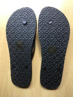 NWOB TORY BURCH MONOGRAM FLIP FLOPS (SIZE 8) rubber thong sandals Black — photo 2