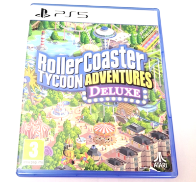 Rollercoaster Tycoon Adventures Deluxe PS5 CLASSIC Theme Park Game