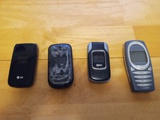 Lot of 4 Various Cell Phone Models - For Parts Only