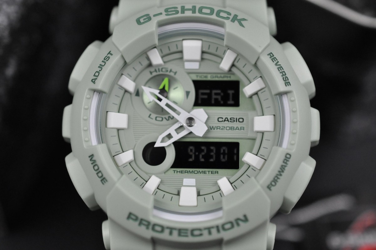 Casio G-Shock G-Lide Tide Graph Analog Digital GAX-100CSB-3A Men's