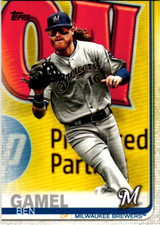 Ben Gamel 2019 Topps Series 2 Baseball MLB Base Card #506 Milwaukee Brewers