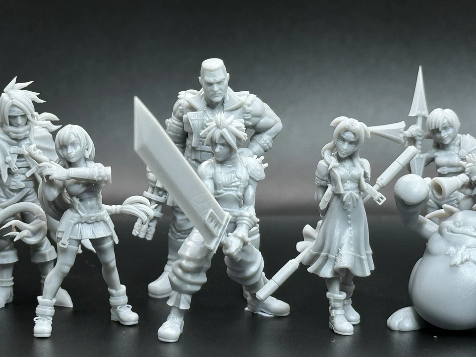 Final Fantasy VII TTRPG Miniaturas FFVII D&D Pathfinder Minis - Escala 32mm - Imagem 3 de 4