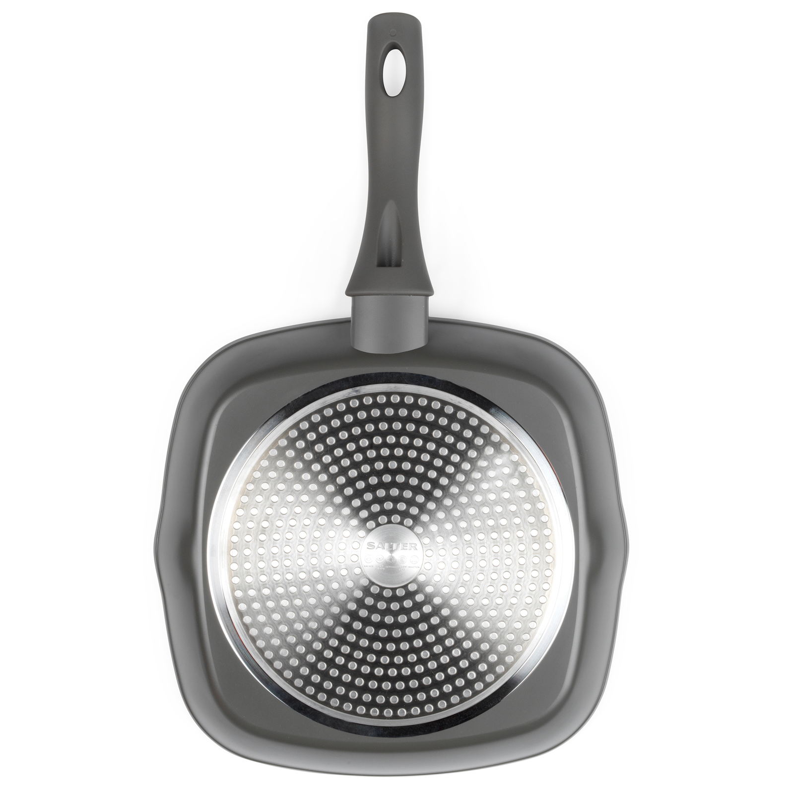 Salter Griddle Grill Fry Pan NonStick 28cm Induction Dishwasher Safe