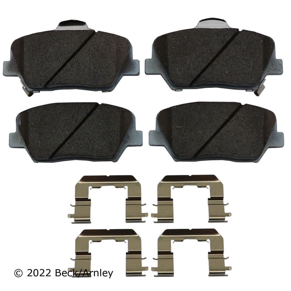 Disc Brake Pad Set Beck/Arnley 0857058 fits 1316 Hyundai Santa Fe