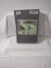 Zecott/ 400 Thread Count/ Sateen/ Fitted Full Size Sheet/ Frost Grey