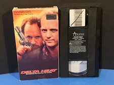 VHS Delta Heat (Academy, 1992) Action Thriller with Goose from Top Gun and ER