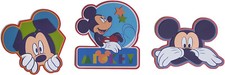 Disney Topolino 3 Grandi Adesivi Decorazione Parete in Schiuma 3D