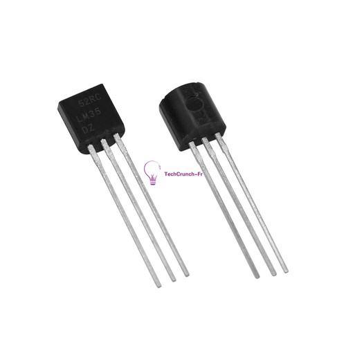 5 Pezzi Di LM35DZ Sensore Di Temperatura (TO-92, NSC) – Nuovo, Made In Cina
