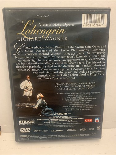 Wagner's Lohengrin (DVD, 1990/2001) - Claudio Abbado/Vienna - Placido Domingo - Picture 3 of 4
