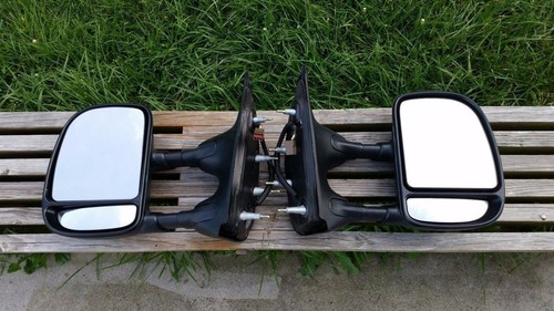Ford OEM Econoline Eseries E150 E250 E350 Towing Telescoping Power Side Mirrors