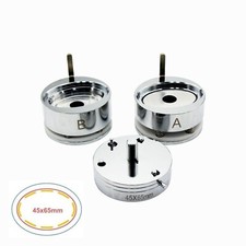 45 65mm Oval Die Mould for Badge Button Making DIY Mold Button Supplies Tools