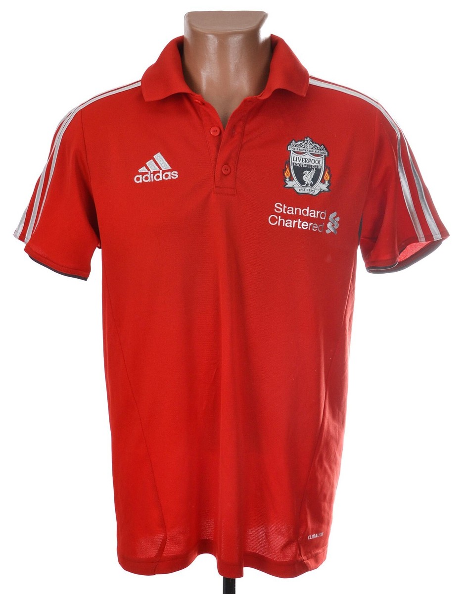LIVERPOOL 2011/2012 TRAINING FOOTBALL POLO SHIRT JERSEY RED
