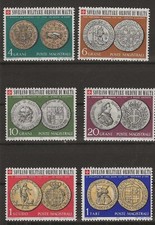 Malta Sovereign Order 1970 - Ancient Coins of the Order Set of 6 - MNH
