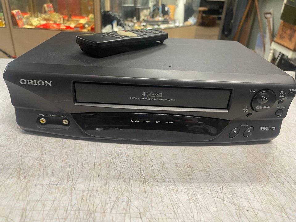 ORION VR0421 VHS VCR Player Video Cassette Player 4Head W/ REMOTE