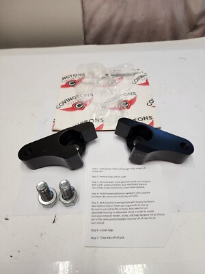 COVINGTONS REAR LOWERING KIT BLACK 2009-2023 HARLEY LOWERS  1'' C1404-B