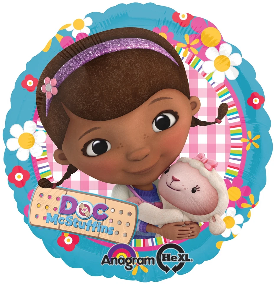 7 piezas Doc McStuffins Globo Ramo Fiesta Decoración Disney Dottie Juguetes Doctor Foto 2 de 4