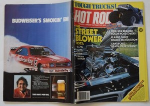 HOT ROD MAGAZINE - APRIL 1984 - Street Blower Tests