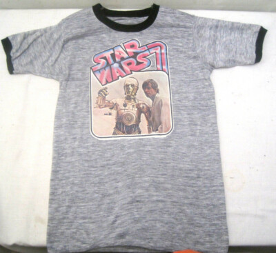 New Star Wars Movie T Shirts Rare Vintage 1977 Original STAR