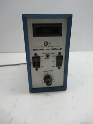 GKH G.K. Heller Series H Motor Controller Unit Speed Torque Digital Display