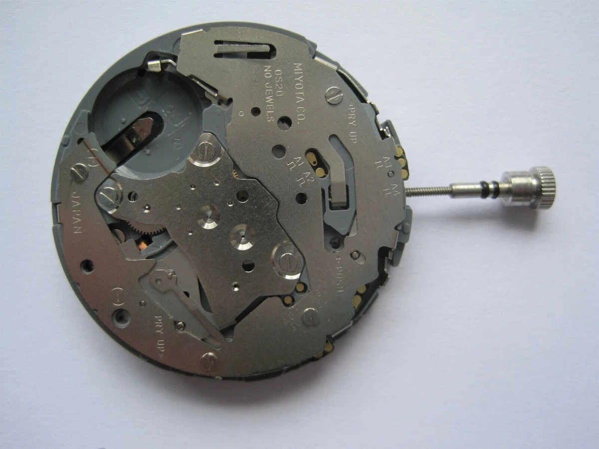 Miyota Citizen OS20 N.O.S. chronograph 3 register watch movement