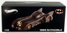 Hot Wheels Batman 1989 Batmobile Elite Limited Edition - X5494 NRFB 2012 1:43